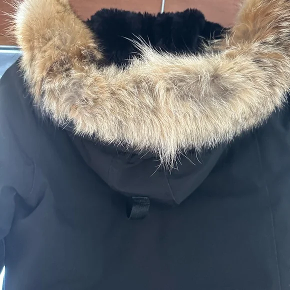 Canada Goose Leslie Parka Black Hooded Winter Coat - Picture 2 of 14